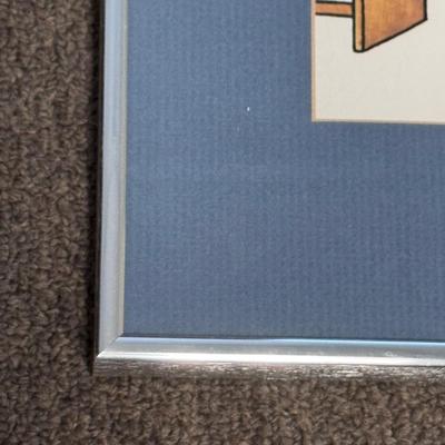 “Insurance” Lithograph Signed by Robert Marble (5-DZ)