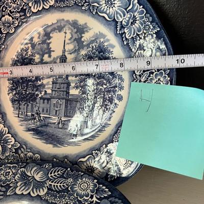 Vintage 12 Piece Lot Flow Blue Dinnerware - Some Sets