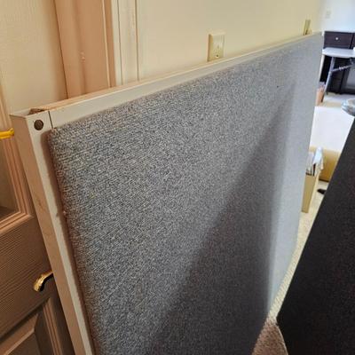 Two Fabric Covered Partition Dividers (BD-JS)