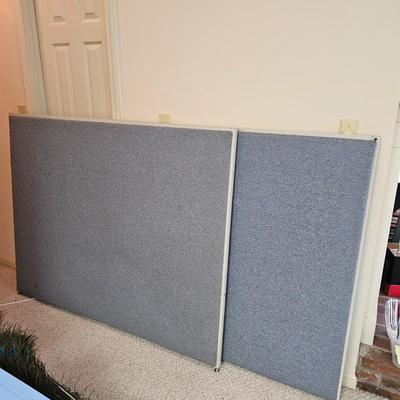 Two Fabric Covered Partition Dividers (BD-JS)