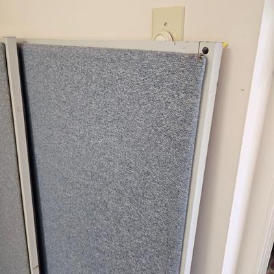 Two Fabric Covered Partition Dividers (BD-JS)
