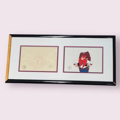 “Yosemite Sam” Warner Bro’s Cel and Friz Freleng Sketch (5-DZ)