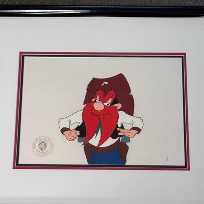 “Yosemite Sam” Warner Bro’s Cel and Friz Freleng Sketch (5-DZ)