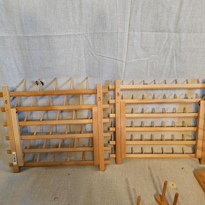 Assorted Thread & Wooden Spool Stands ( BD-JS)