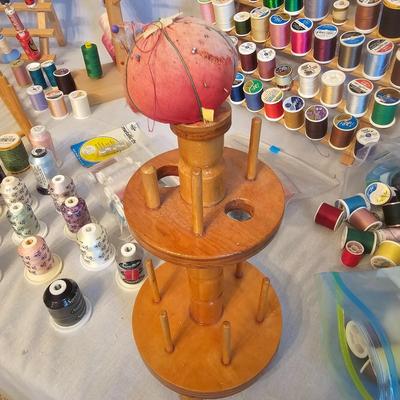 Assorted Thread & Wooden Spool Stands ( BD-JS)