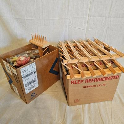 Assorted Thread & Wooden Spool Stands ( BD-JS)