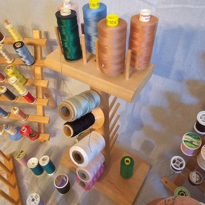 Assorted Thread & Wooden Spool Stands ( BD-JS)