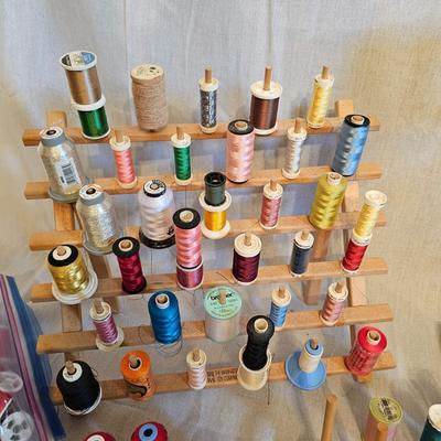 Assorted Thread & Wooden Spool Stands ( BD-JS)