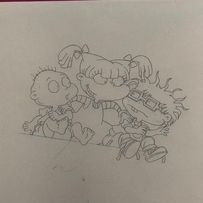 “Tommie, Angelica, & Chuckie - RUGRATS” Cel by Klasky/Csupo (5-DZ)