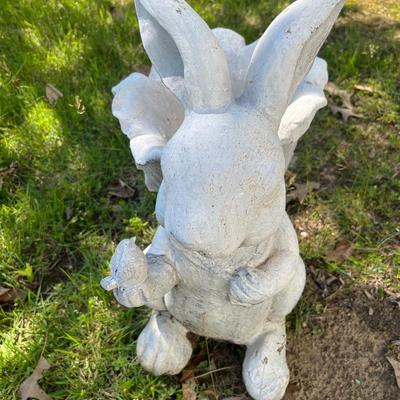 3 Outdoor Bunny Planters