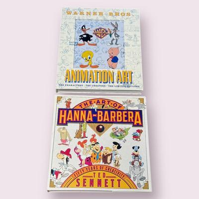 “The Art of Hanna-Barbera” Signed by Creators and “Warner Bros Animation Art” Books (4-DZ)