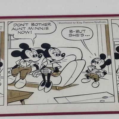 “The Mickey Mouse” and “The Minnie Mouse” Walt Disney Daily Strips (5-DZ)