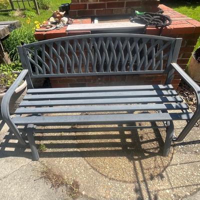 Metal Garden Bench