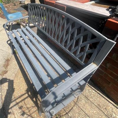 Metal Garden Bench