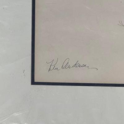 “Pete’s Dragon” Pencil Sketch Signed by Ken Anderson (3-DZ)