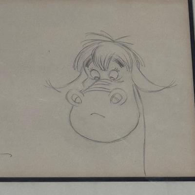 “Pete’s Dragon” Pencil Sketch Signed by Ken Anderson (3-DZ)