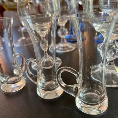 Big Lot Glassware Barware - Etched, Colored, Sets