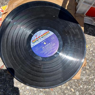 Crate of Vintage LPs Records - Decca, Childrens, Jackson 5