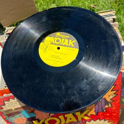 Crate of Vintage LPs Records - Decca, Childrens, Jackson 5