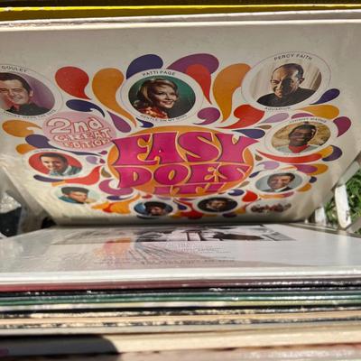 Crate of Vintage LPs Records - Decca, Childrens, Jackson 5