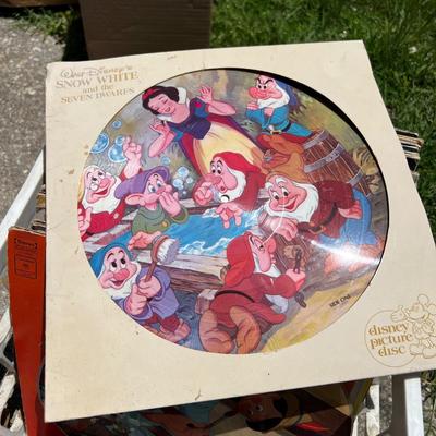 Crate of Vintage LPs Records - Decca, Childrens, Jackson 5