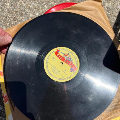 Crate of Vintage LPs Records - Decca, Childrens, Jackson 5