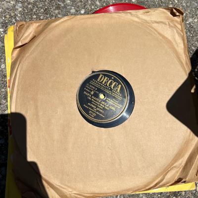 Crate of Vintage LPs Records - Decca, Childrens, Jackson 5