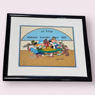 “Next to The Last Chance Saloon” Cel by Chuck Jones (2-DZ)