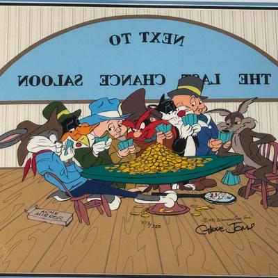 “Next to The Last Chance Saloon” Cel by Chuck Jones (2-DZ)