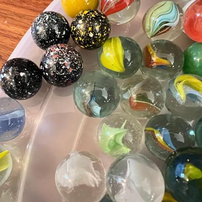 Big Lot of Glass Marbles