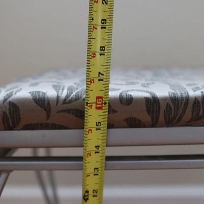 Decorative Vanity Seat Cushioned Top
