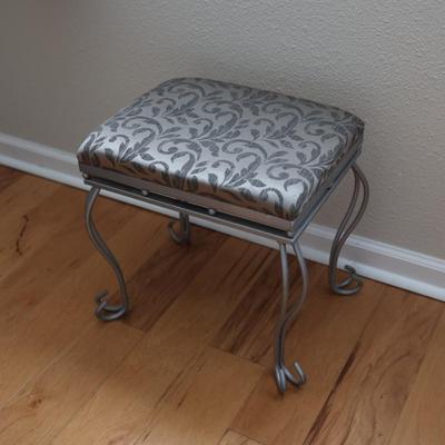 Decorative Vanity Seat Cushioned Top