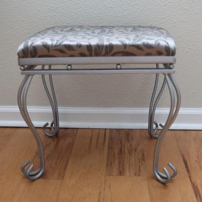 Decorative Vanity Seat Cushioned Top