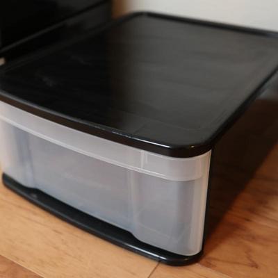 Stackable Plastic Storage Container Organizers