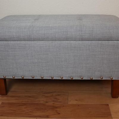 Upholstered Ottoman Bench Seat With Storage