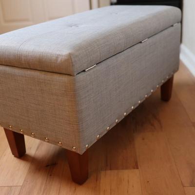 Upholstered Ottoman Bench Seat With Storage