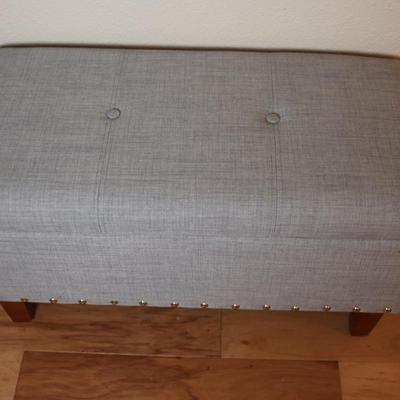Upholstered Ottoman Bench Seat With Storage