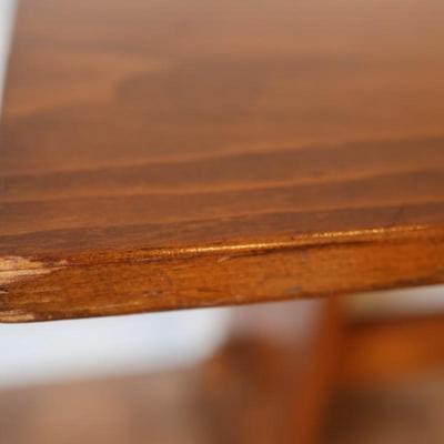 Handmade Rustic Solid Wood Trestle Table