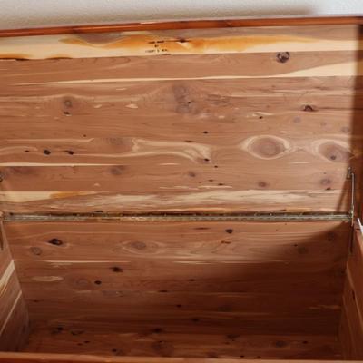Handmade Cedar Chest by Robert D. Neal on Wheels