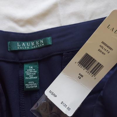 Size 14 Dress Pants Inc. NWT by Ralph Lauren & More (PC-BBL)