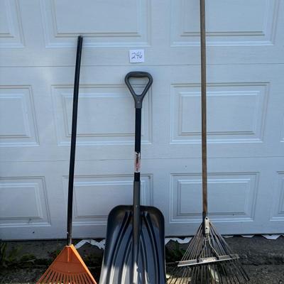 Rack and Shovel Lot