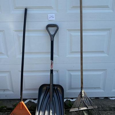 Rack and Shovel Lot