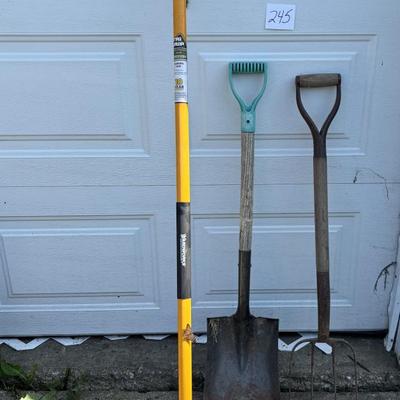 Hoe, Shovel and Fork