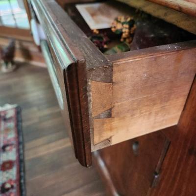 Vintage Solid Wood Dry Sink w Top 42.5'x20"x37"