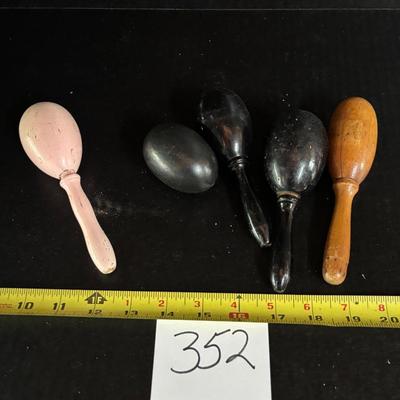 Vintage Wooden Darning Eggs