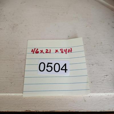 Vintage Oak Corner Hutch 46"x21" x84" w key