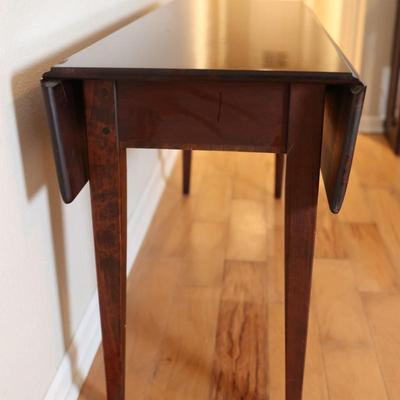 Vintage Drop-Leaf Console Table