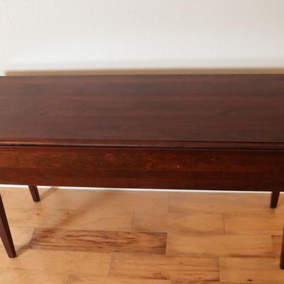 Vintage Drop-Leaf Console Table