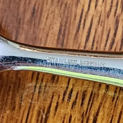 Vintage Wood Handle Flatware Hoffritz Germany Stainless Steel