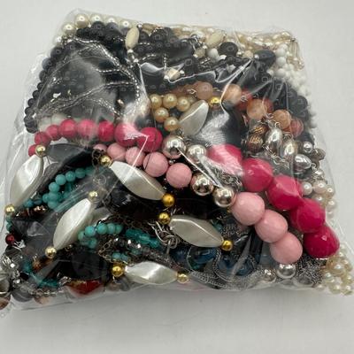 Beaded and Pearl Necklace Lot - Costume Jewelry
